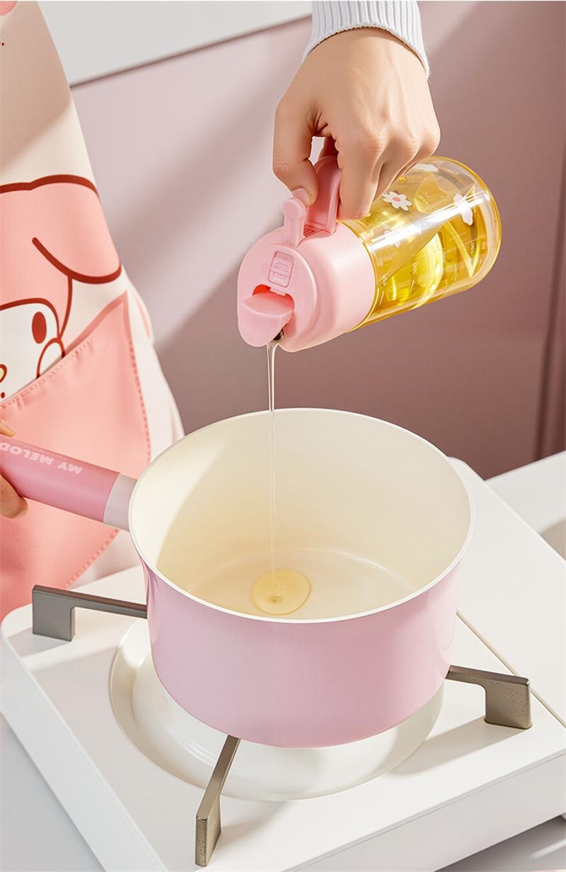 【中國直郵】 Marsica 三麗鷗奶鍋不沾鍋寶寶輔食鍋煎煮多功能泡麵 18.5cm附蓋奶鍋