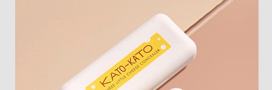 KATO-KATO 三次方起司遮瑕膏 實力遮瑕 水潤細膩 貼膚持妝 1.3g*3 自然色 遮黑眼圈暗沉紅血絲斑點瑕疵