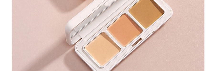 KATO-KATO 三次方起司遮瑕膏 實力遮瑕 水潤細膩 貼膚持妝 1.3g*3 自然色 遮黑眼圈暗沉紅血絲斑點瑕疵