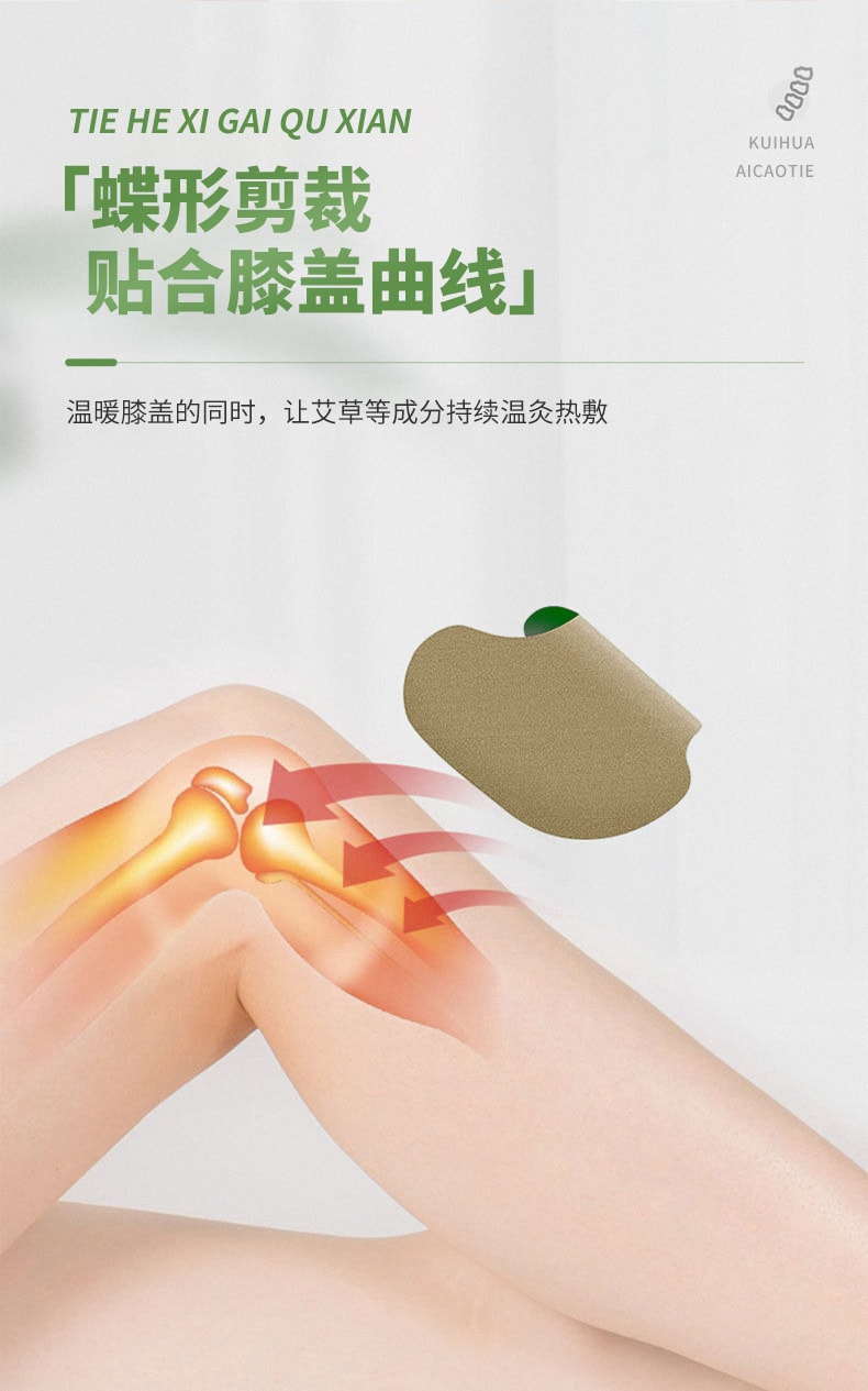 中國 葵花藥業 艾草頸椎貼 溫效頸椎貼 緩解頸椎疼痛 溫經活絡 10片裝