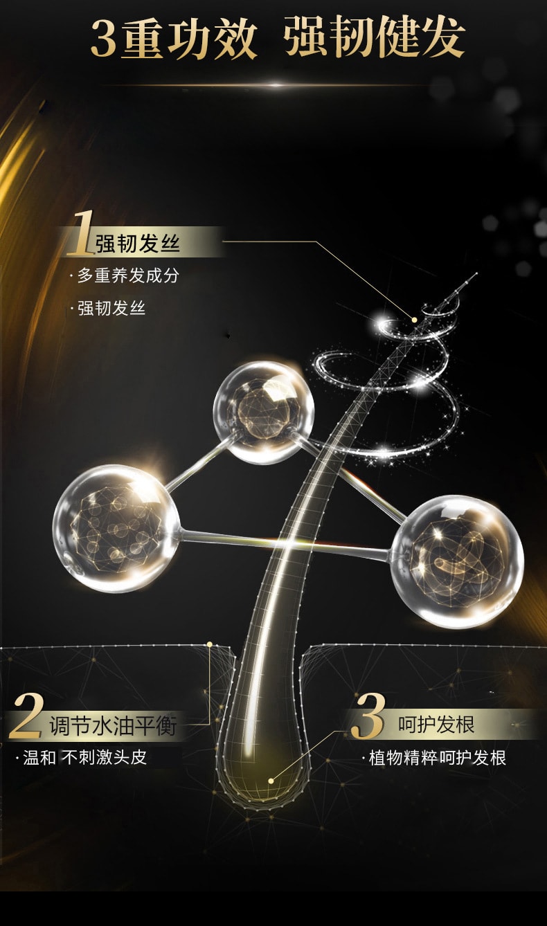 【中國直郵】北京同仁堂 防脫發育髮液增髮密髮固髮頭髮長髮劑禿頭髮際線男女生髮液 100ml