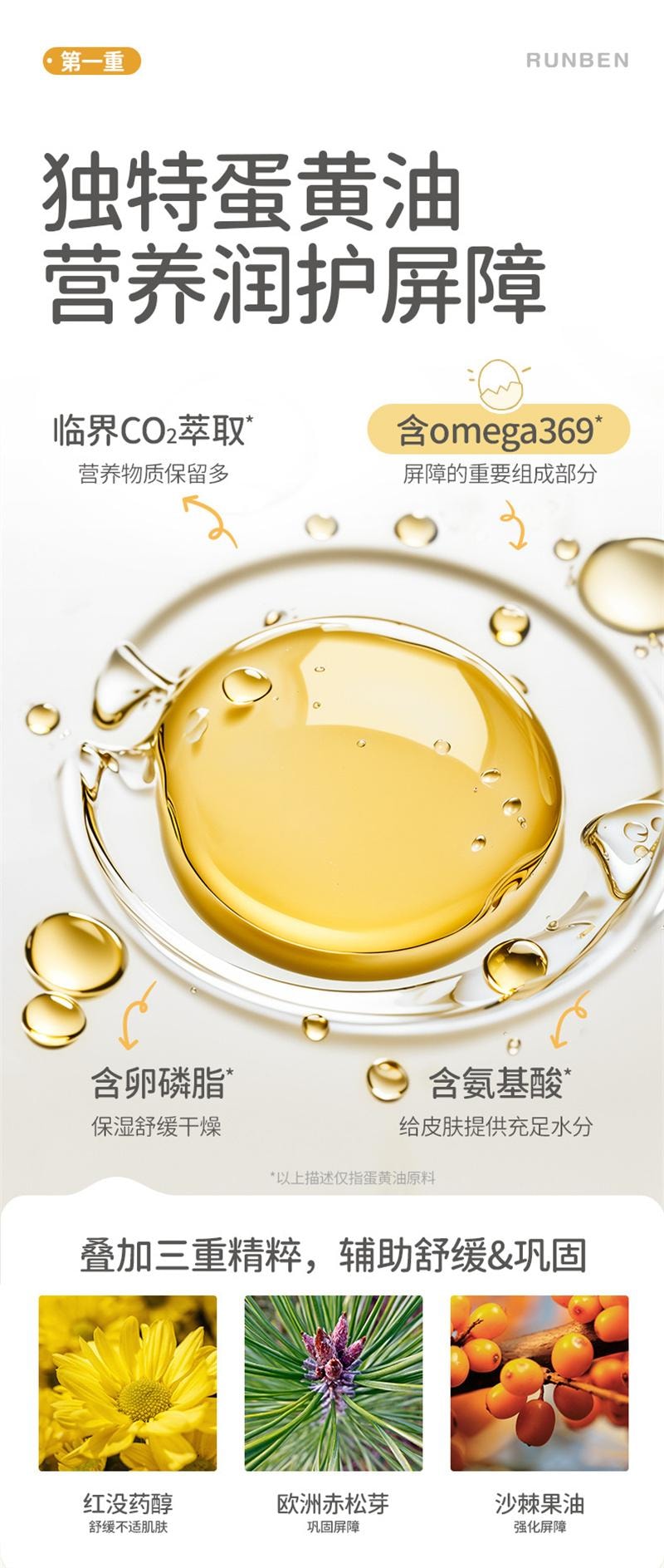 【中国直邮】  润本| 儿童蛋黄油面霜棒婴儿宝宝皴裂马油膏秋冬滋润补水保湿润肤乳 18g