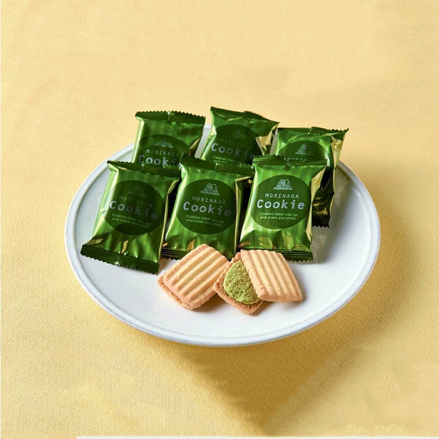 【日本直郵】日本 MORINAGA 森永 抹茶夾心餅乾 獨立包裝 8枚入