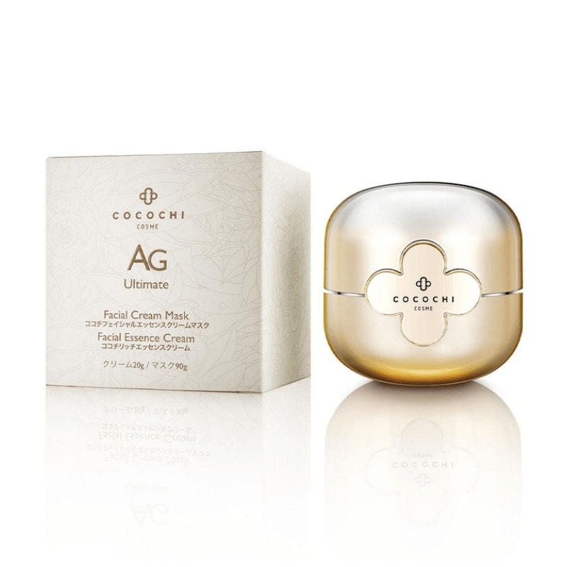  日本 COCOCHI AG抗糖小金罐 奢養修護塗抹面膜 抗衰抗氧霜 淡紋祛黃 緊緻修護 90g 精華霜20g 熬夜肌必備