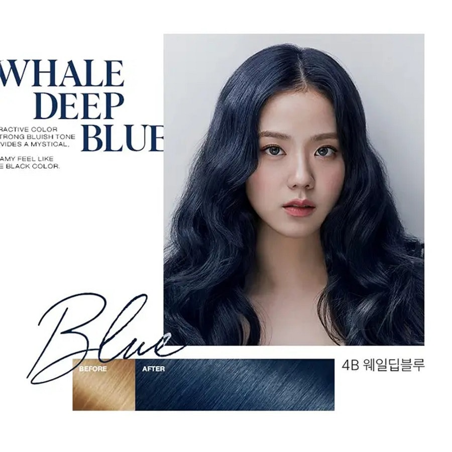 韓國 MISE EN SCENE 愛茉莉 泡沫染髮劑 #4B鯨魚藍 1pc