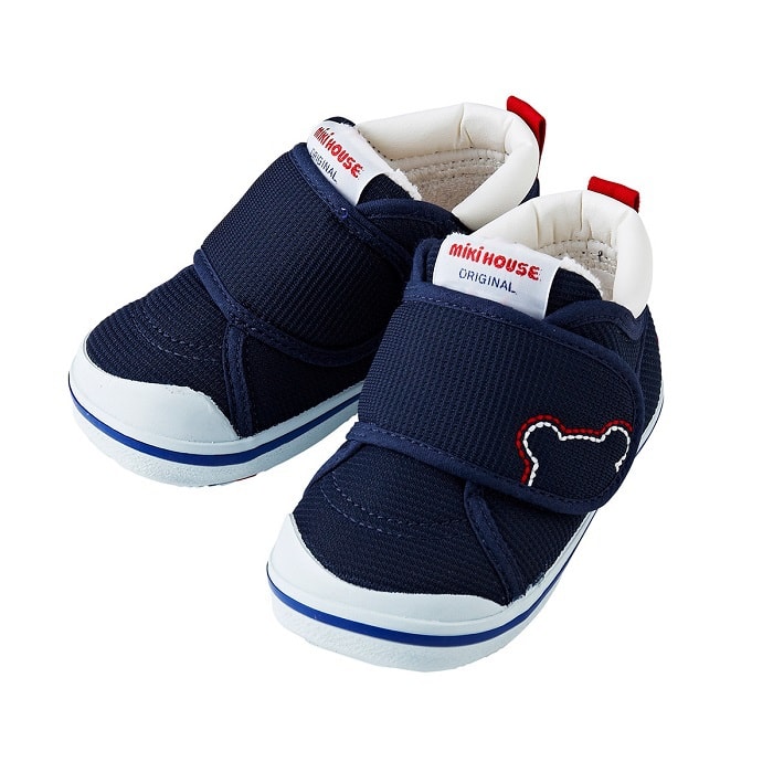 【日本直邮】MIKIHOUSE||获奖新款学步鞋 二段||蓝色 13.0cm 1双