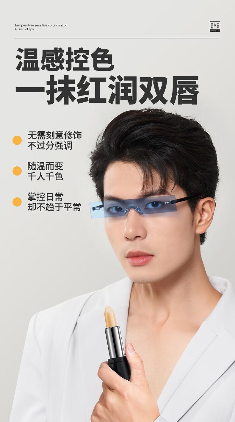 【中国直邮】 左颜右色 保湿防干裂 提亮唇色口红 凡士林玻尿酸变色润唇膏3.5g
