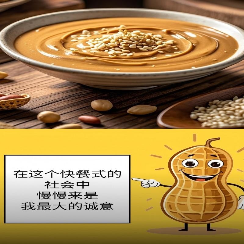 【中國直郵】 古松老北京二八醬芝麻醬純家用熱乾面拌麵醬涼拌麻辣燙火鍋蘸料專用調味醬料二八醬320g
