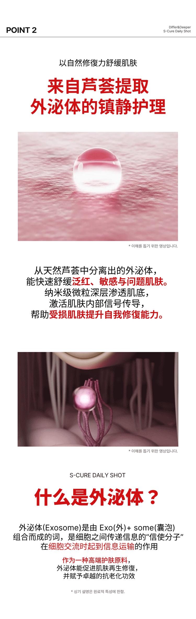 韩国 媂佩尔媂芙 药妆Differ&Deeper 微针毛孔再生精华 S-Cure 2只装