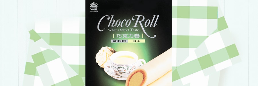 台灣IMEI義美 巧克力捲 綠茶口味 273g