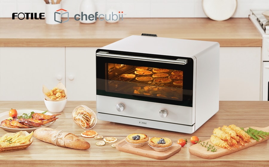 Fotile ChefCubii 4-in-1 Countertop Convection Steam Combi Oven Air Fryer Food Dehydrator
