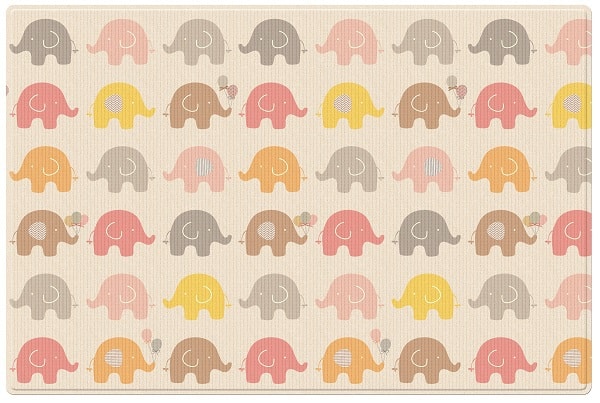 Baby Soft Play Mat Little Elephant L185 x 125 x 1.2 cm (72.8 in x 49 in x 0.5 in)
