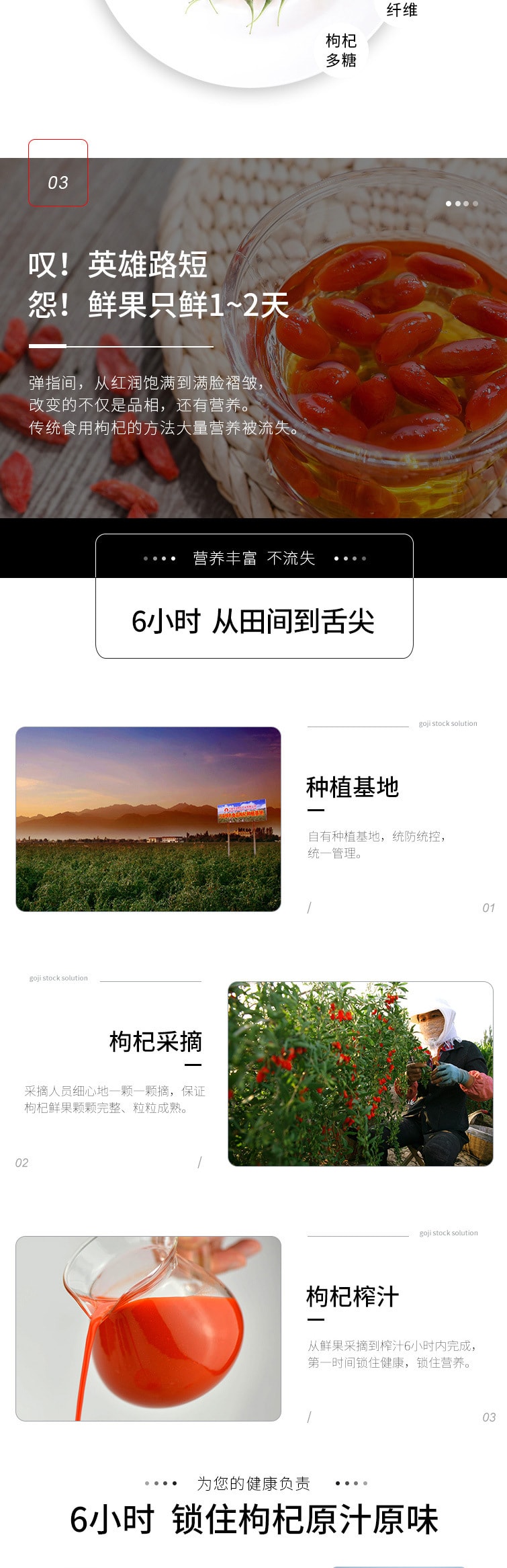 【中国直邮】杞滋堂  红枸杞原浆液宁夏枸杞原浆   免疫调节  提高视力  30ml袋
