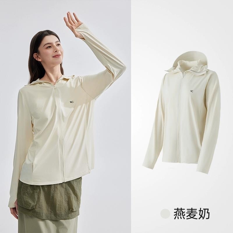 【中國直郵】 VVC 2025新款夏季冰絲戶外防曬衣女寬鬆防曬服紫外線輕薄透氣外套 曜石黑 XL 碼 1件裝
