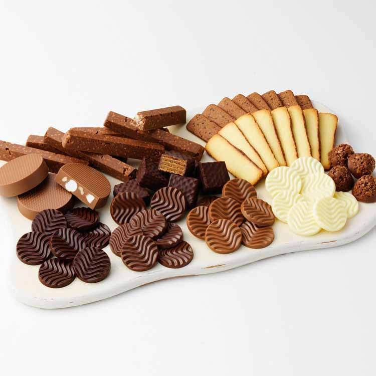 售罄下架【日本直邮】北海道  ROYCE 若翼族 10种口味78件巧克力礼盒套装