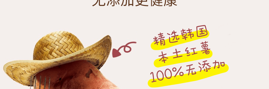 韩国NONGHYUP农业协会 天然烤红薯干 150g