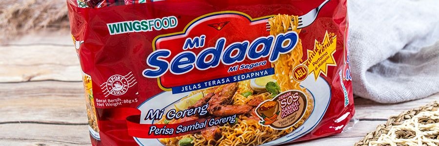印尼MI SEDAAP喜達 辣味乾撈麵 五連包 440g