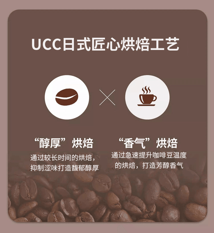 【日本直郵】UCC 職人の咖啡 濃厚純黑咖啡 240g
