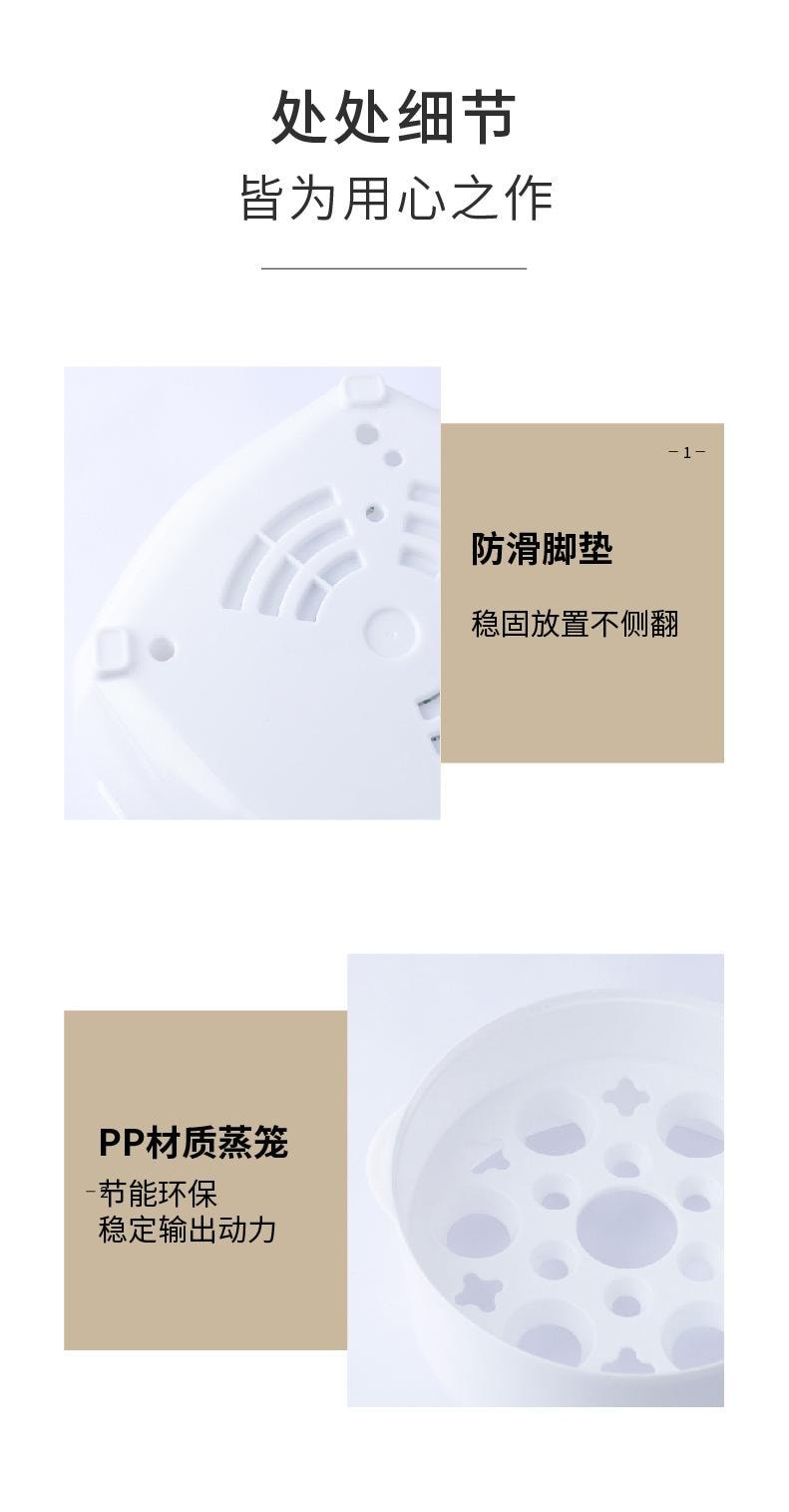 【中国直邮】 晶雅家 美规 110V 宿舍公寓专用 隔水炖电炖锅 全自动智能 1L 小容量带蒸笼 学生租房党煮粥煲汤 宝宝辅食燕窝锅 绿色家用