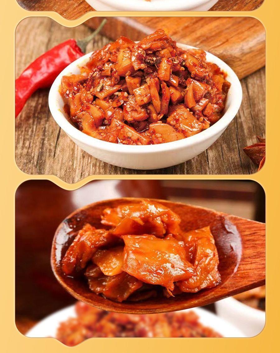 口水娃 【店庆大促】【网红零食】铁板鱿鱼杏鲍菇鱿鱼须【双口味】【香辣+烧烤味】【内10包】约80克*1袋