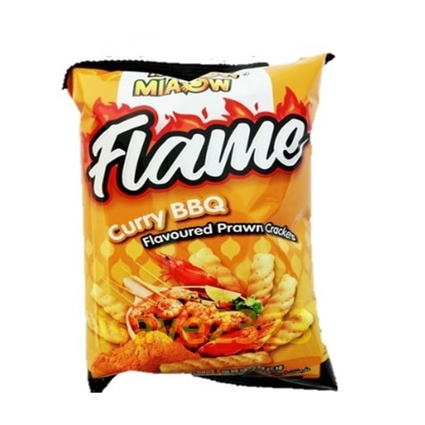 Curry BBQ Flavoured Prawn Crackers 50g