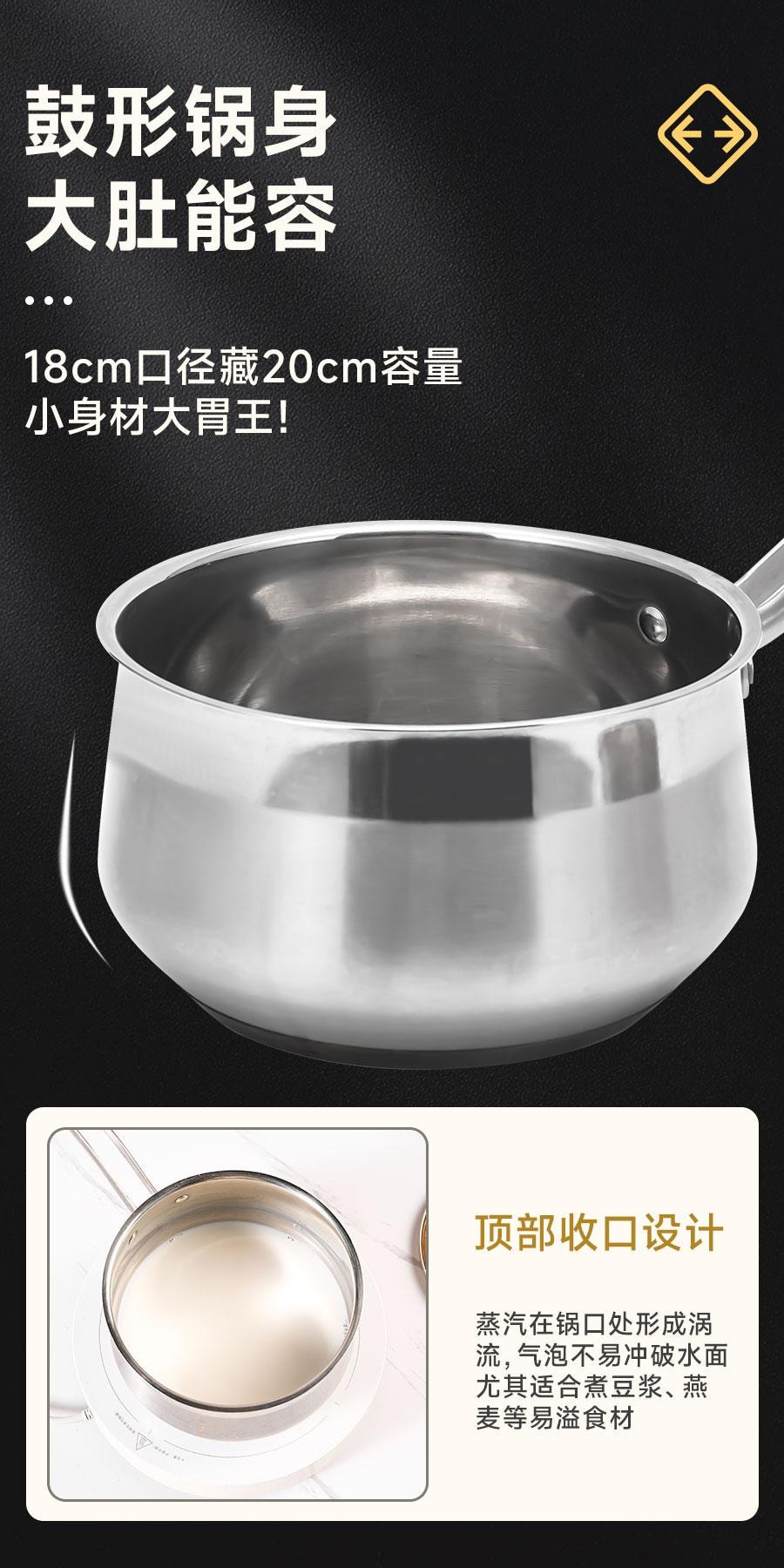 【The Kitchen Hero ⭐ Is Here】18cm Stainless Steel Pot with Steamer And Slotted Spoon Set-Your All-in-One Solution for Boiling, Steaming! 304 Stainless Steel, Dishwasher Safe