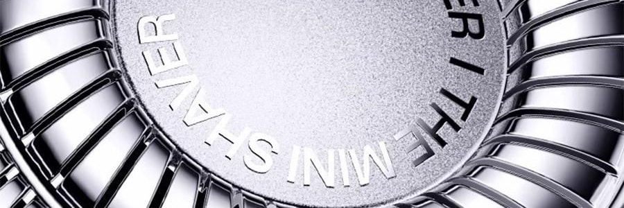 YOOSE有色 潮流便利合金刮鬍刀 男士車內專用電動迷你刮鬍刀 全身防水 男友禮物 #MINI 2.0 電鍍銀【王一博同款】