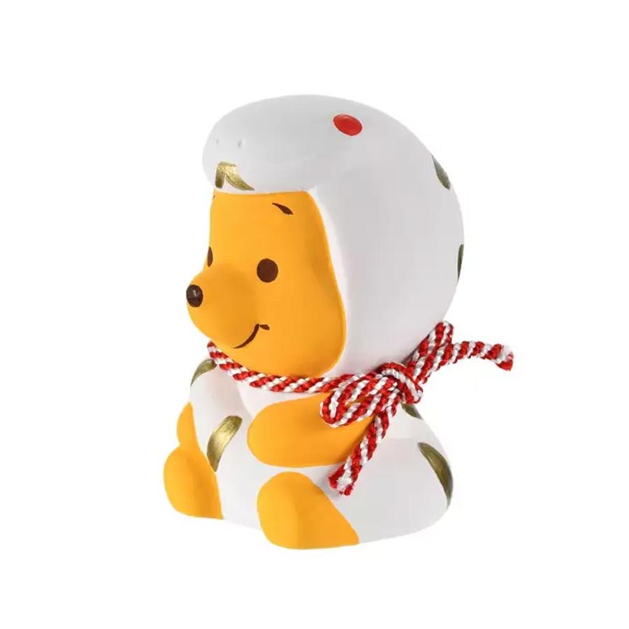 【日本直邮】DISNEY东京迪士尼 2025蛇年限定 小熊维尼 噗噗 陶土摆件 8×5.8×5.5cm