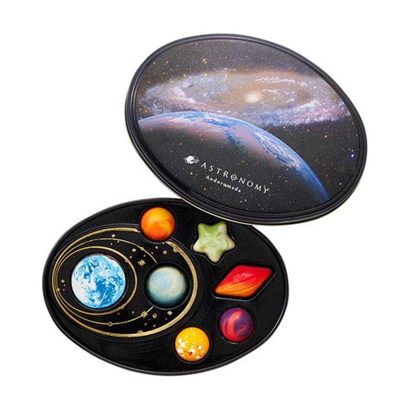 【日本直郵】日本星球巧克力系列ASTRONOMY 2024年情人節限定 巧克力鐵盒裝 7枚裝