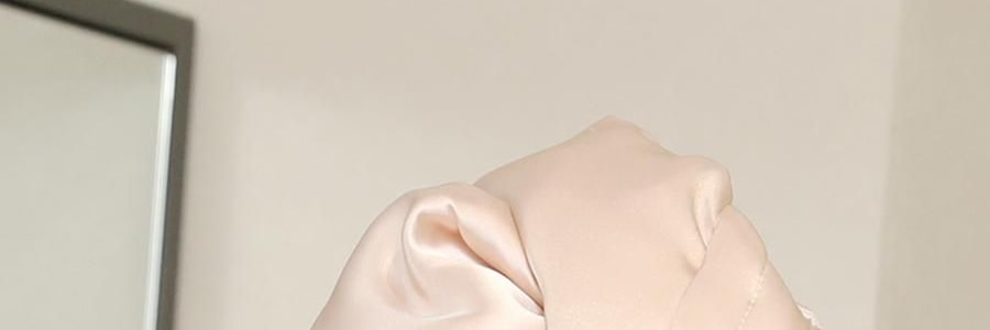 PANVIN盤易 乾髮帽 速乾科技時尚雙層強吸水 絲綢緞面禮盒 #香檳粉【嬰兒級7A抑菌】