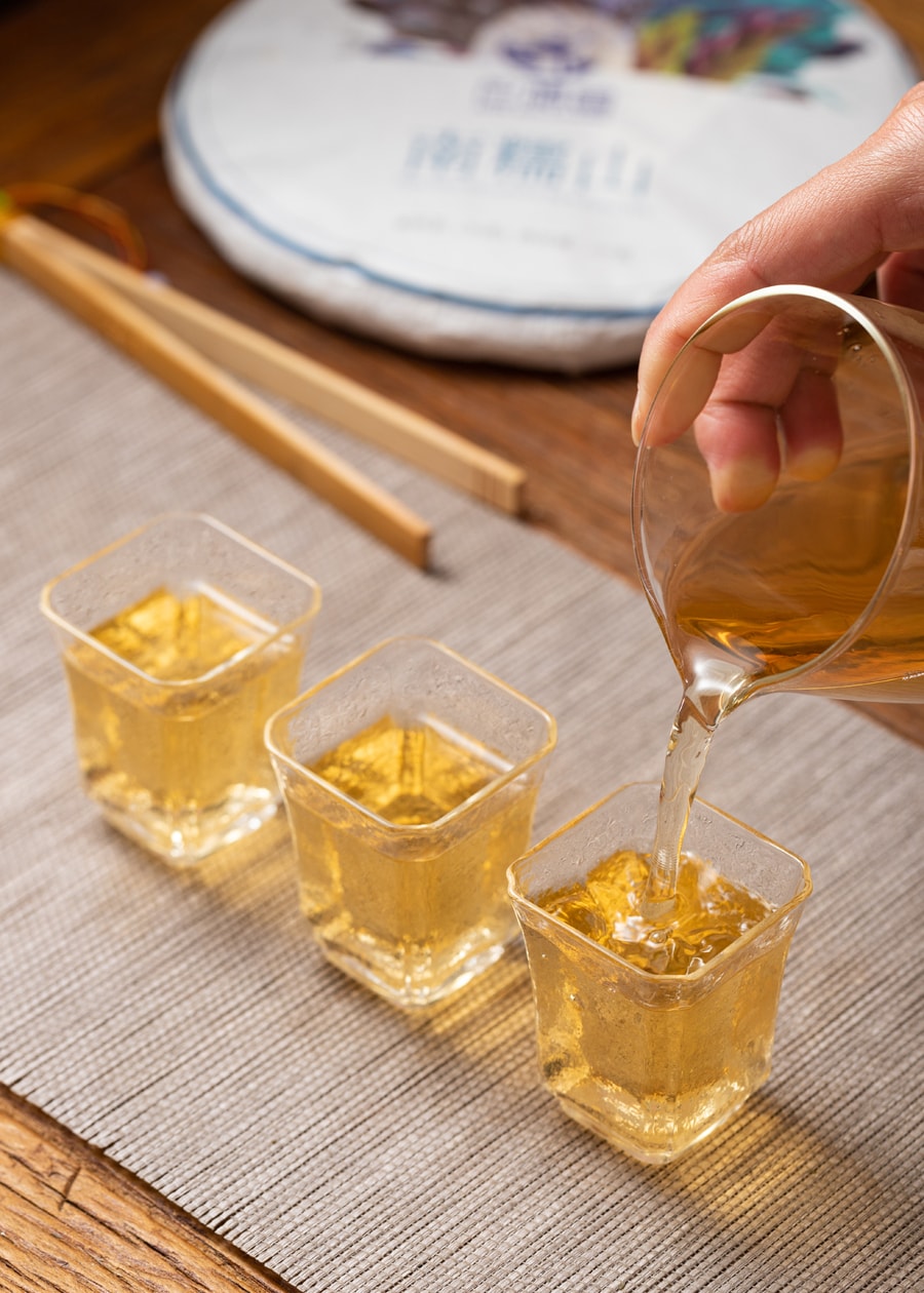 仁信昌 雲南普洱生茶 南糯山2021古樹普洱茶葉 357g