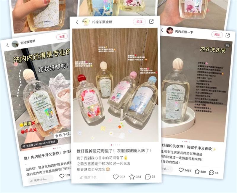 【中國直郵】 泰國 芝芙蓮 內衣洗衣液專用去污漬抑菌留香女士孕婦可用 芬芳蓮香 500ml/瓶