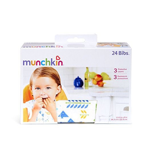 disposable bibs 24 counts