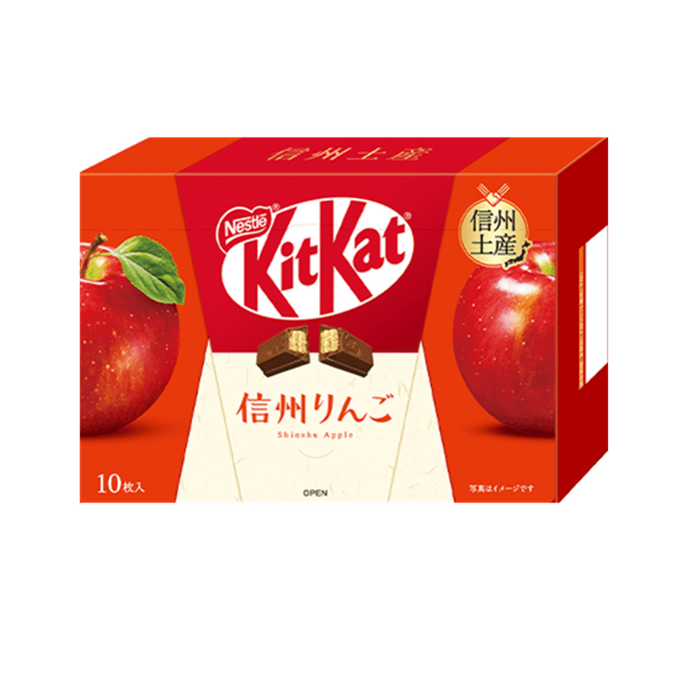  日本 NESTLE KIT KAT地理限定 信州限定 蘋果風味巧克力威化 10枚裝