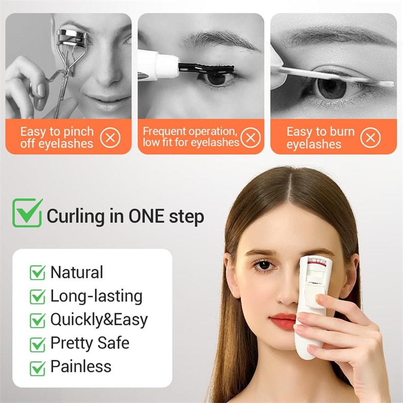 TOUCHCHBeauty創美數位溫控睫毛夾 夾燙一體速熱快速捲翹TB2316