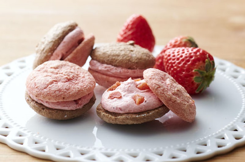 【日本直郵】日本ANTENOR 期限限定 草莓鮮奶夾心馬卡龍 4枚裝