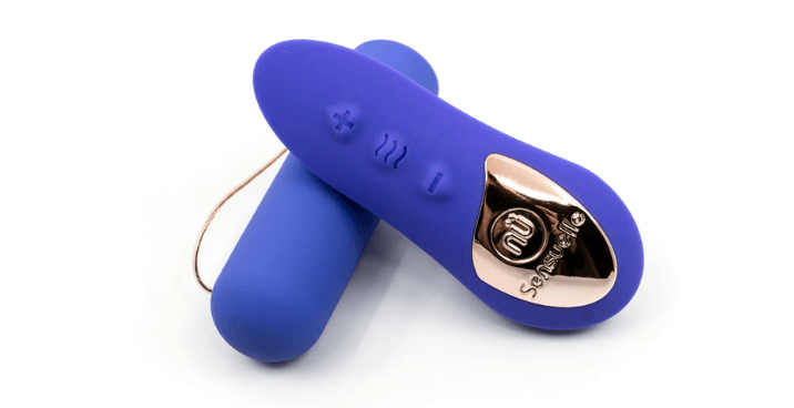 美国NU SENSUELLE 小型无线遥控可穿戴跳弹 紫色