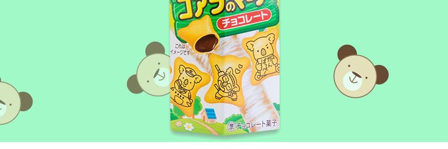 日本LOTTE樂天 無尾熊系列餅乾 巧克力口味 50g