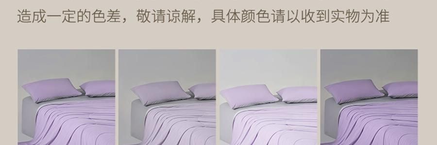 YUNYU芸裕家居 雙感深睡雲朵被夏涼被子 雙感空調被 紫色灰色 200cm×230cm