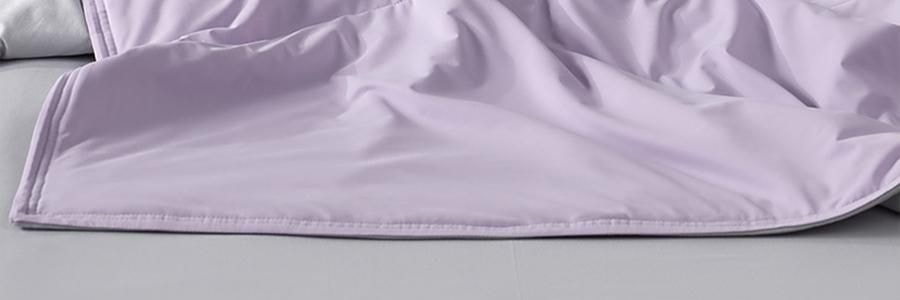 YUNYU芸裕家居 雙感深睡雲朵被夏涼被子 雙感空調被 紫色灰色 200cm×230cm