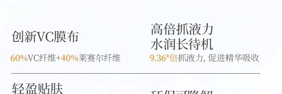 FAN BEAUTY VC大桔面膜 瓷透光感淡斑美白雙艙面膜 1塗2敷 5片/盒*2 抗皺緊緻煥發 速改暗黃【超值裝】