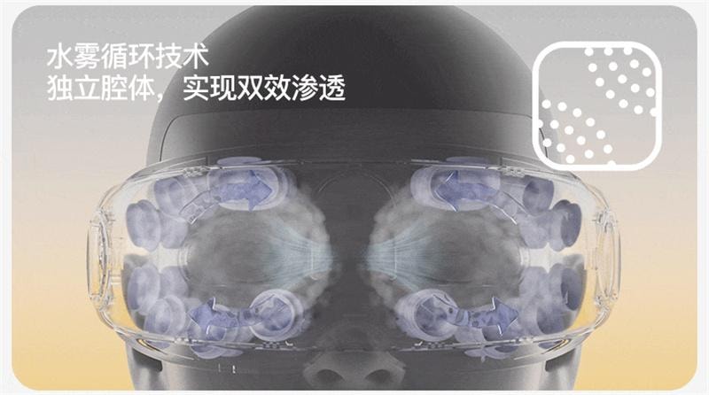 【中国直邮】 PGG 按摩仪眼部护眼润眼缓解眼睛疲劳雾化热敷蒸汽  E4Pro-优雅紫 1个装