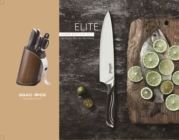 Home Edition: Elite 8pc Knife Block Set