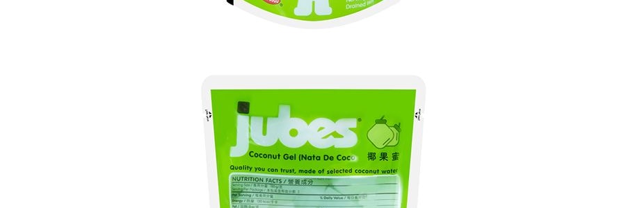 印尼WONG COCO JUBES 椰果粒 班蘭風味 360g