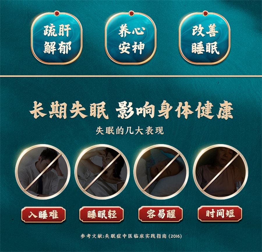 【中国直邮】 康祺 解郁丸中药品心烦心悸易怒口服肝郁气滞疏肝解郁养心安神 12袋/盒