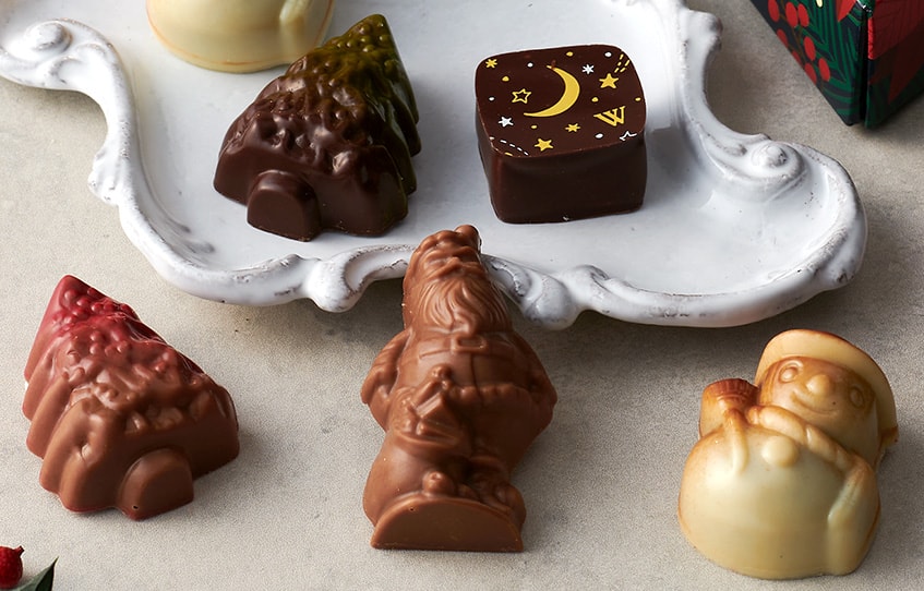 【日本直送】日本WITTAMER比利时皇室御用圣诞限定巧克力礼盒6枚入