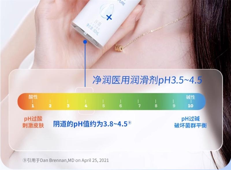 【中国直邮】DUREX杜蕾斯 净润医用人体润滑液60ml 男用正品房事女性阴道干涩