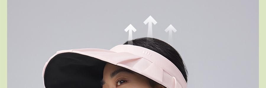 BENEUNDER蕉下 女士百褶贝壳黑胶防晒帽子 夏季遮阳帽 防晒防紫外线 象牙米55-58cm