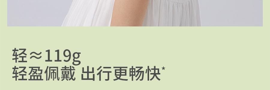 BENEUNDER蕉下 女士百褶贝壳黑胶防晒帽子 夏季遮阳帽 防晒防紫外线 象牙米55-58cm