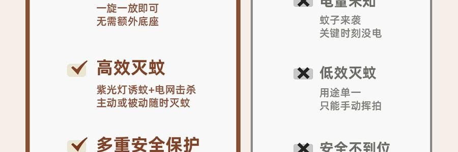 SOTHING向物 可折叠灭蚊拍 驱蚊神器打蚊子拍苍蝇 窗